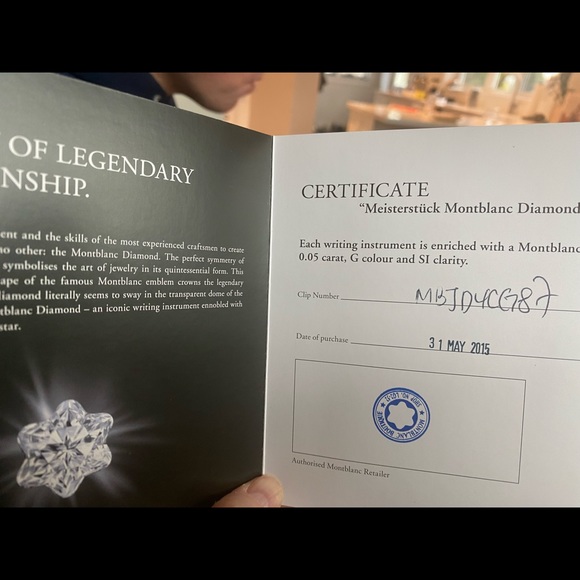 Mont blanc Meisterstuck Diamond Rollerball - Picture 5 of 6